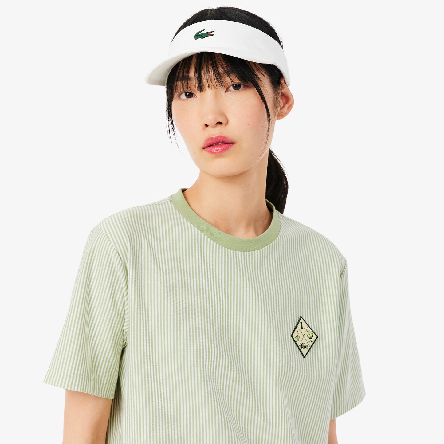 Ultra Dry Striped Golf T-shirt-TF0084