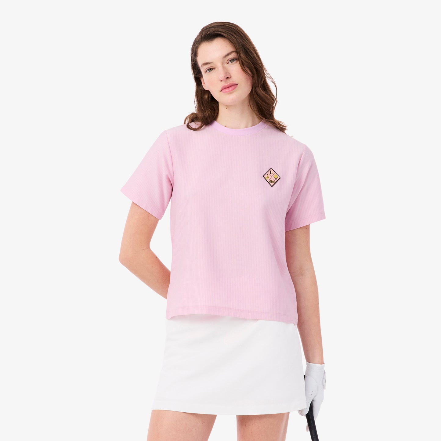 Ultra Dry Striped Golf T-shirt-TF0084