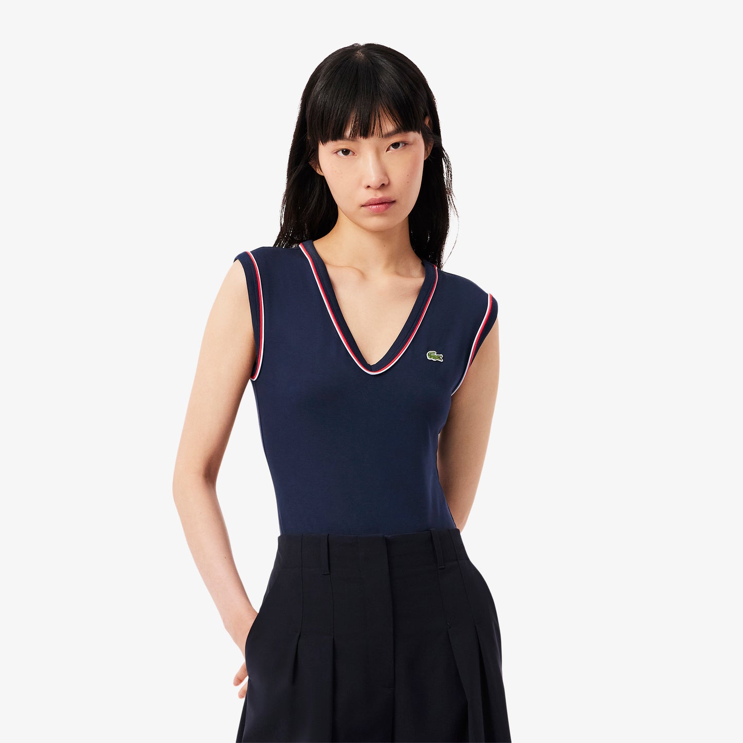 Slim Fit Open Back Cotton Body-TF0187