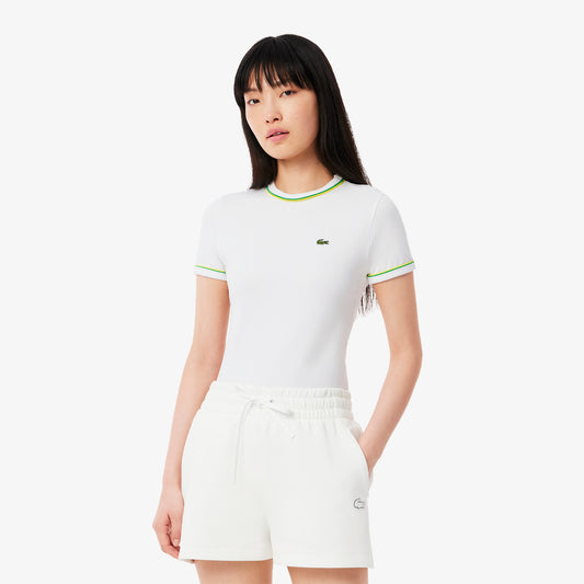 Contrast Accent Jersey T-shirt - TF0347
