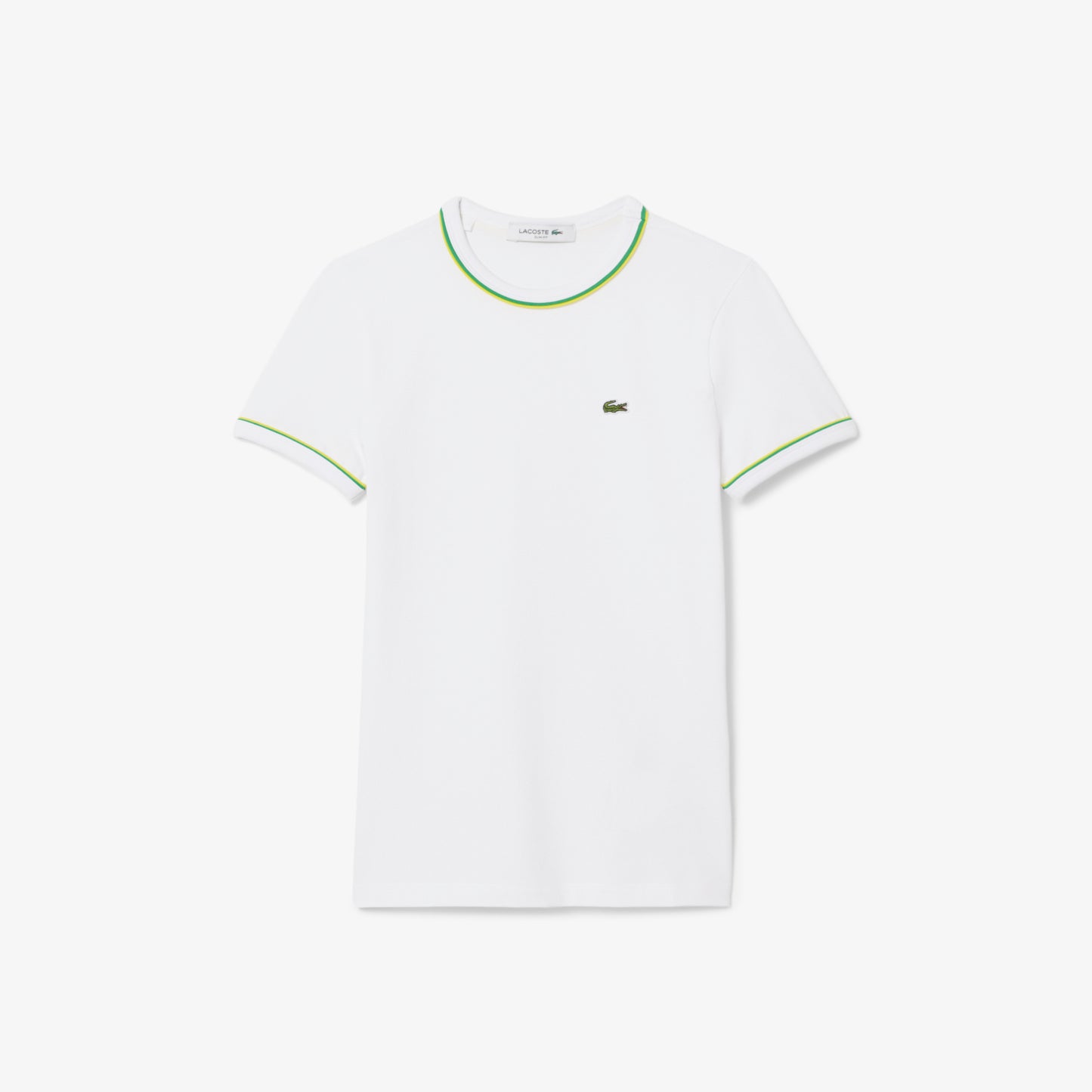 Contrast Accent Jersey T-shirt-TF0347