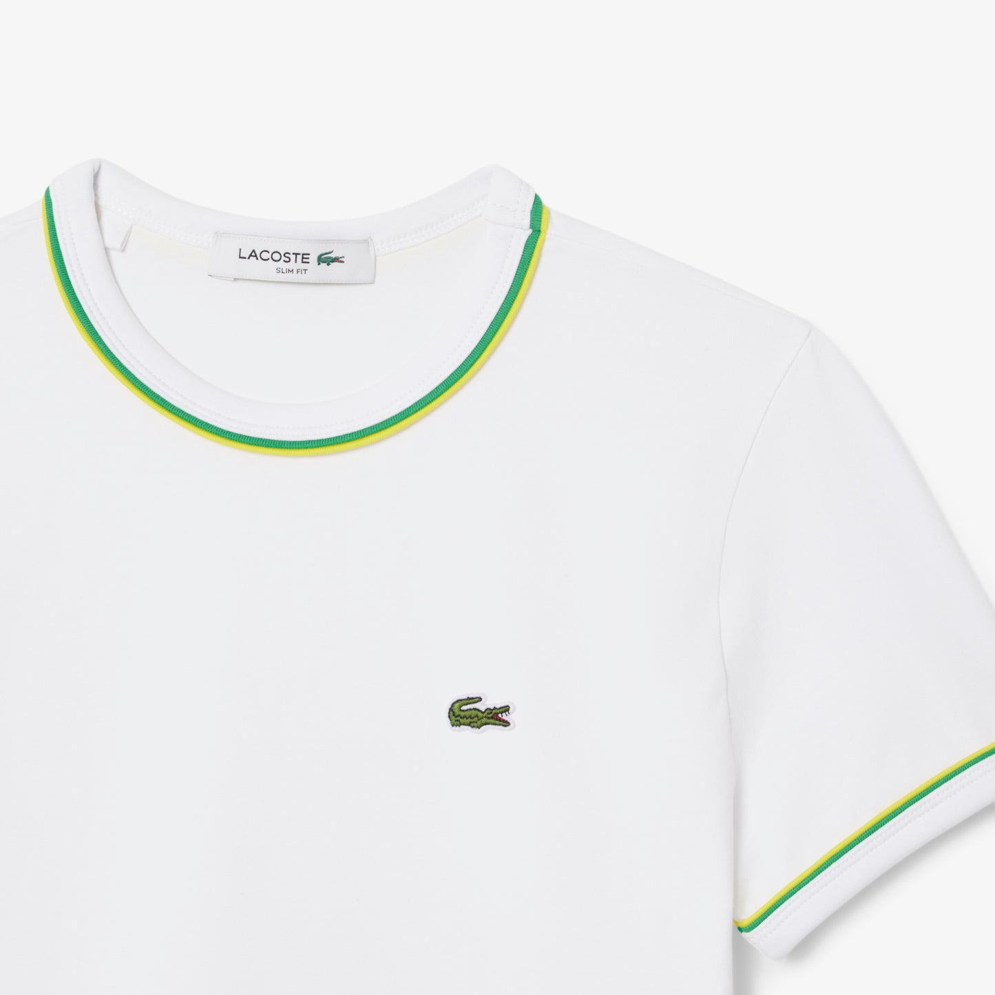 Contrast Accent Jersey T-shirt-TF0347