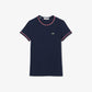 Contrast Accent Jersey T-shirt-TF0347