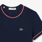 Contrast Accent Jersey T-shirt-TF0347