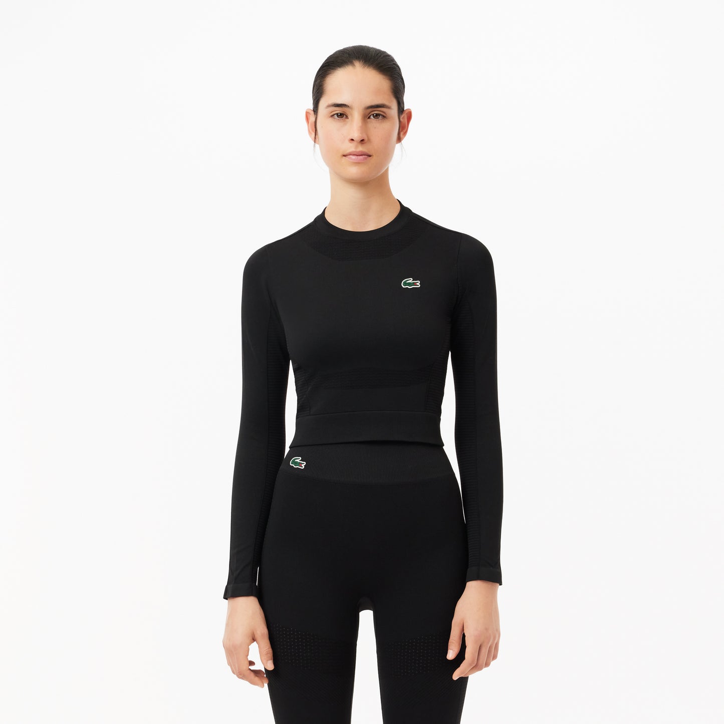 Long-sleeved Seamless Sport Crop Top