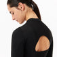 Seamless Open Back Sport Crop Top-TF1008