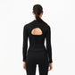 Seamless Open Back Sport Crop Top-TF1008