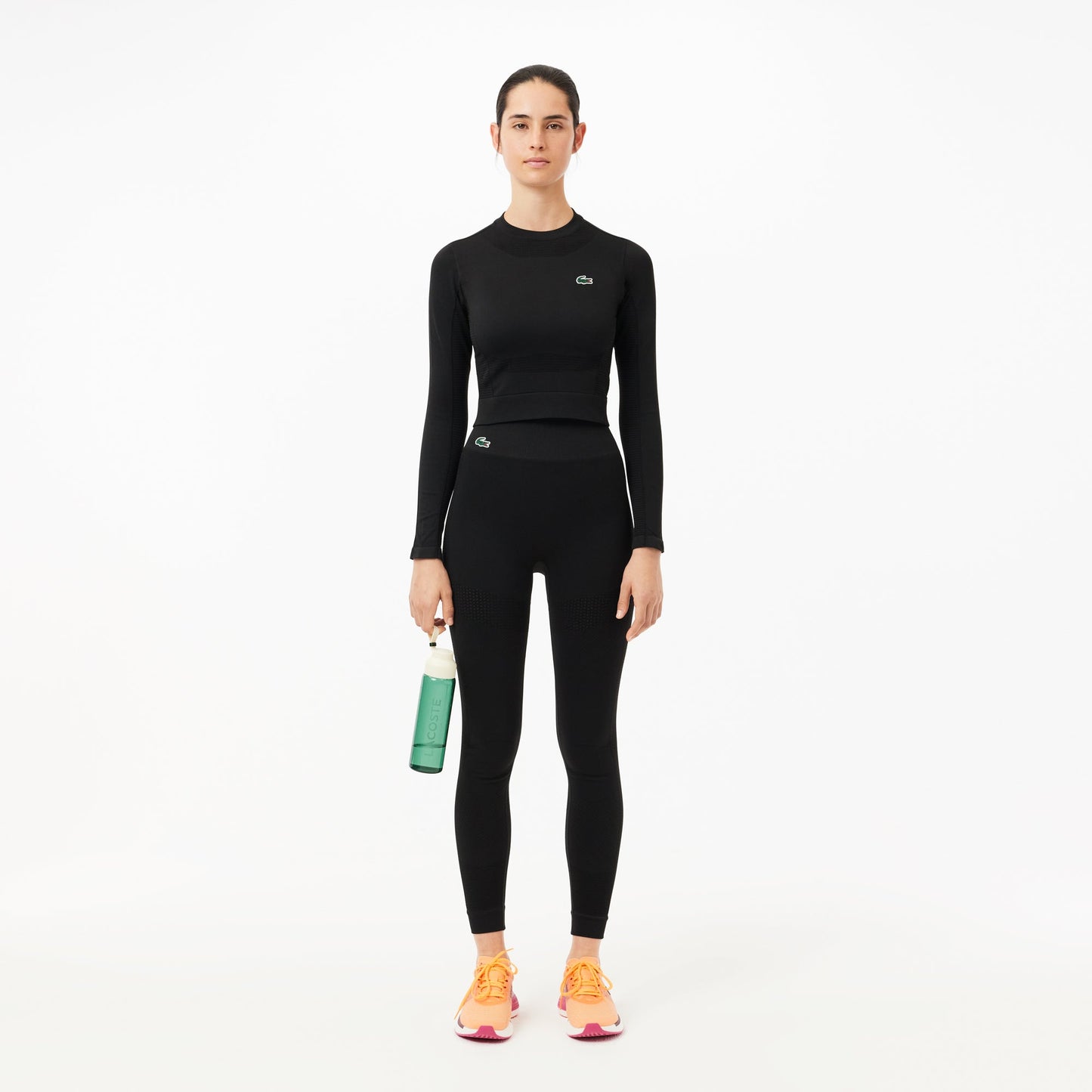 Seamless Open Back Sport Crop Top-TF1008