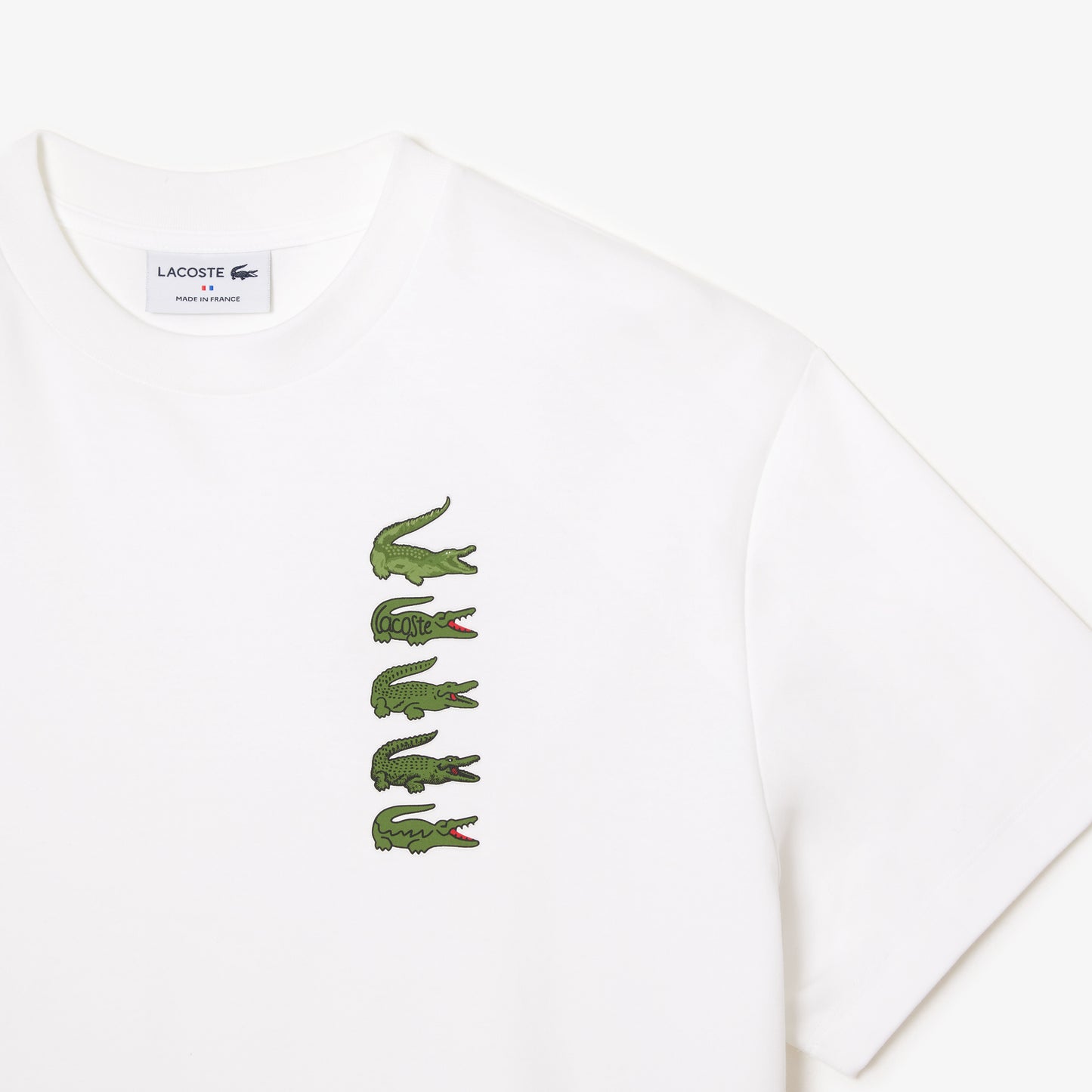 Oversize Iconic Croc Print Cotton T-shirt