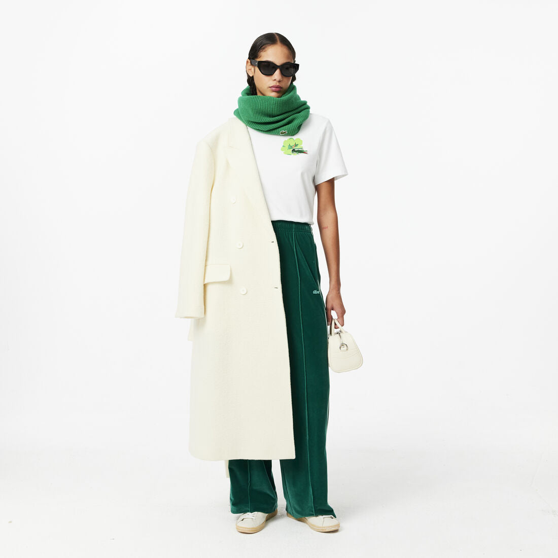 Floral Print Cotton T-shirt-TF2687