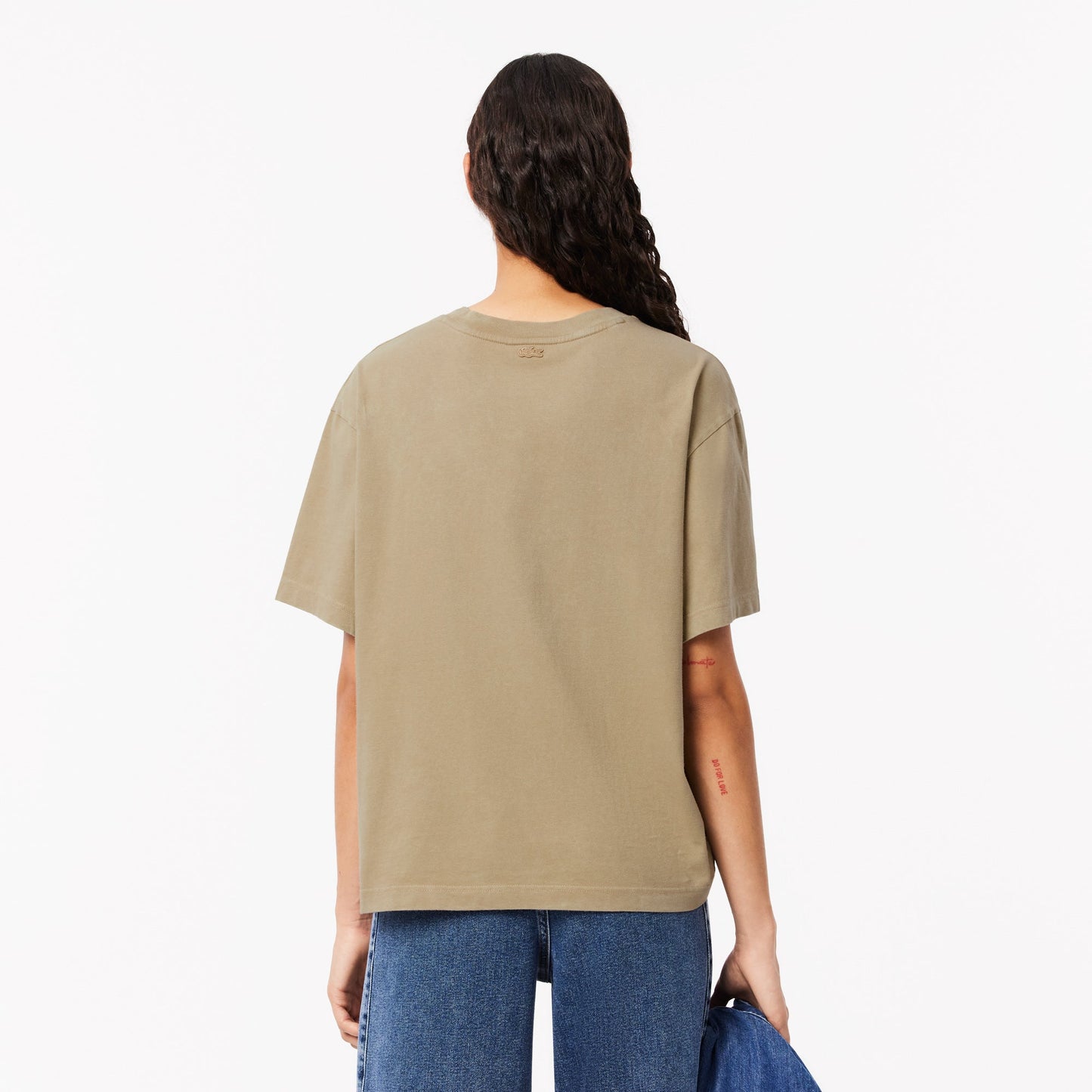 Oversized Washed Effect Cotton T-shirt - TF4122