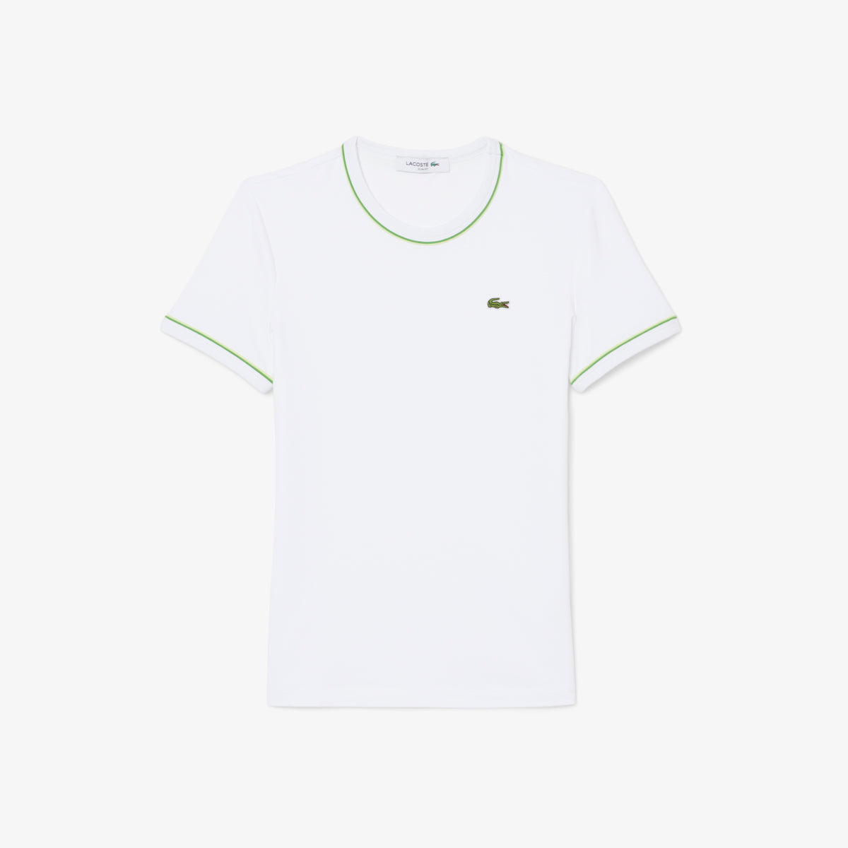Contrast Trim Jersey T-shirt-TF5289