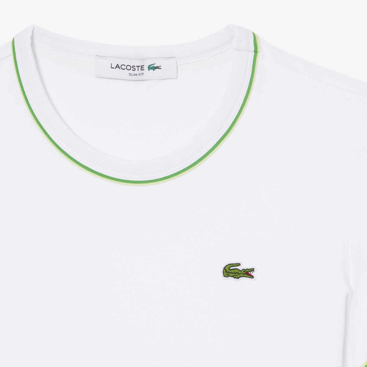 Contrast Trim Jersey T-shirt-TF5289