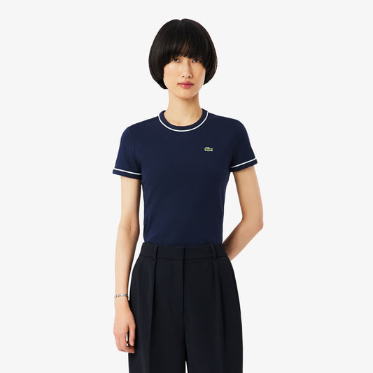 Contrast Trim Jersey T-shirt - TF5289