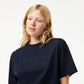 Oversized Cotton Tennis Embroidery T-shirt