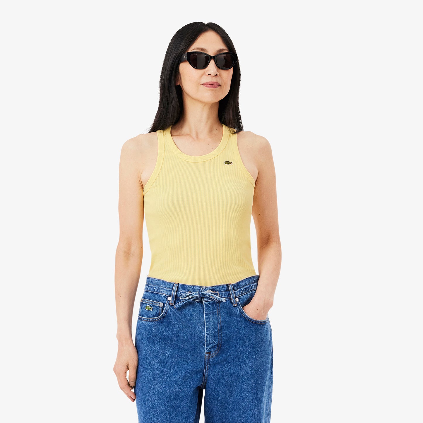 Slim Fit Cotton Tank Top-TF5388