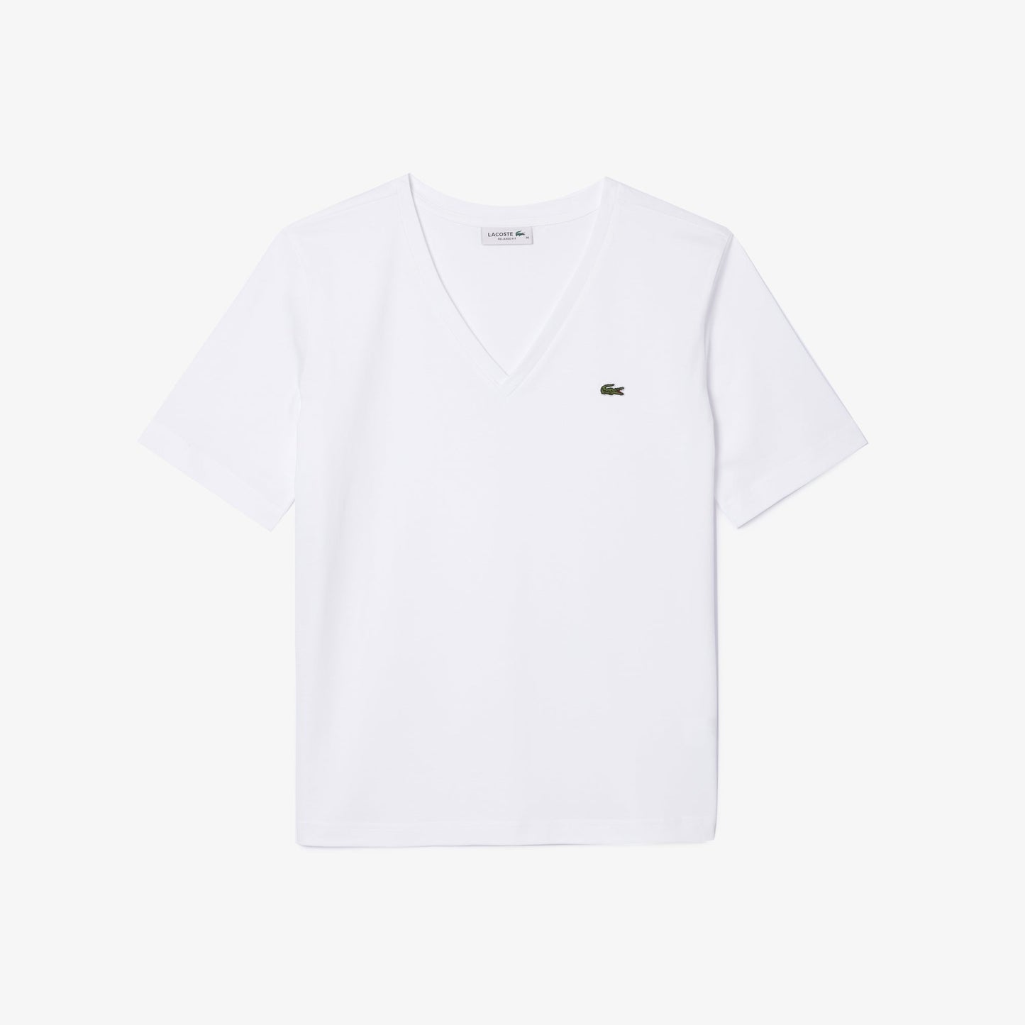 Relaxed Fit Soft Cotton V Neck T-shirt - TF7300