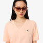 Relaxed Fit Soft Cotton V Neck T-shirt-TF7300
