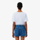 Relaxed Fit Soft Cotton V Neck T-shirt-TF7300