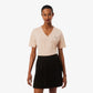 Relaxed Fit Soft Cotton V Neck T-shirt-TF7300