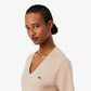 Relaxed Fit Soft Cotton V Neck T-shirt-TF7300