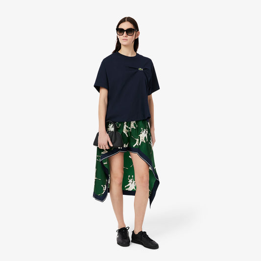 Oversized Draped Jersey T-shirt-TF9595