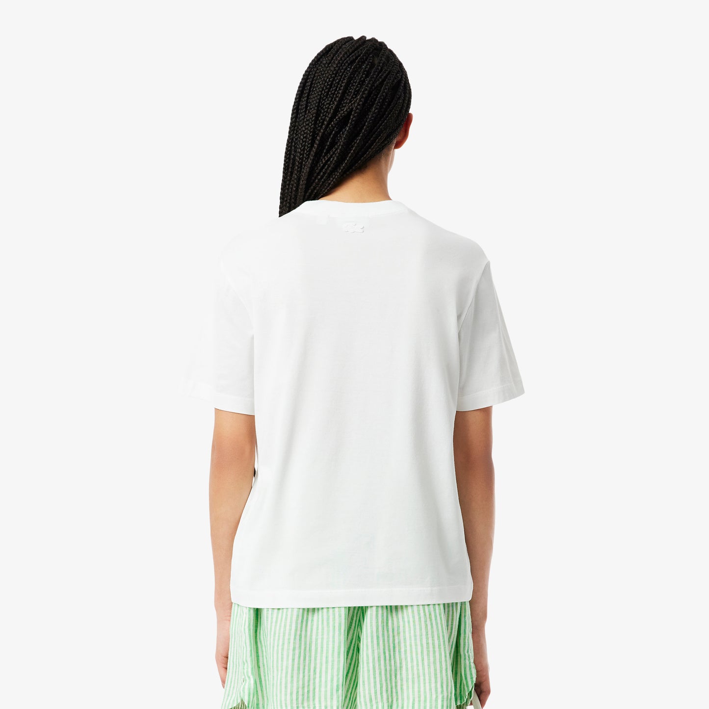 Crocodile Print Jersey T-shirt-TF9596