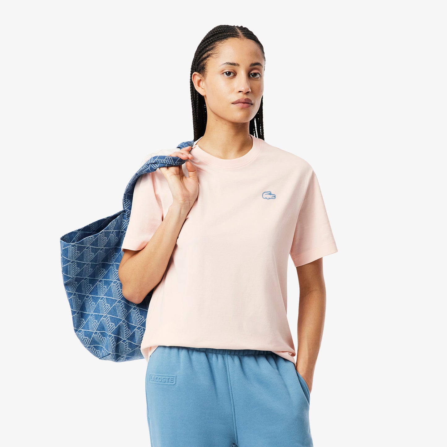 Crocodile Print Jersey T-shirt-TF9596