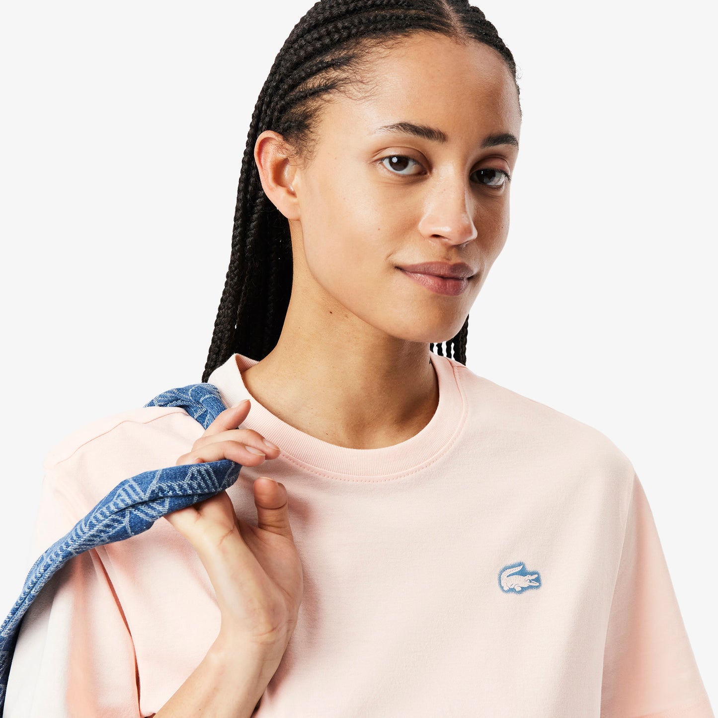 Crocodile Print Jersey T-shirt-TF9596