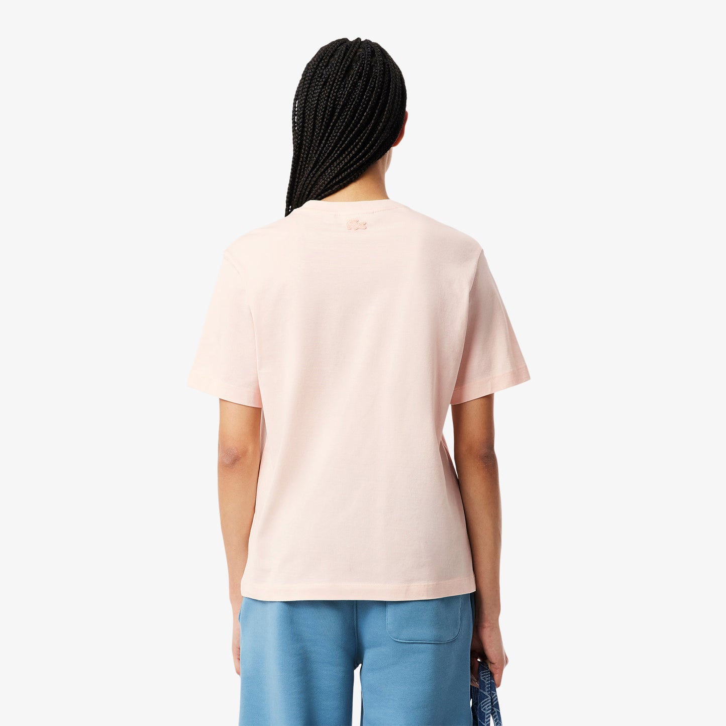 Crocodile Print Jersey T-shirt-TF9596