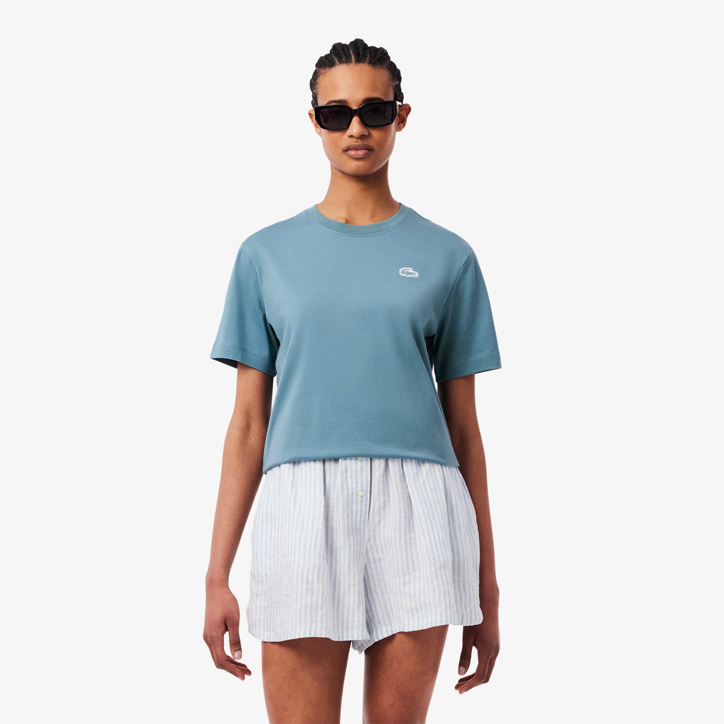 Crocodile Print Jersey T-shirt-TF9596