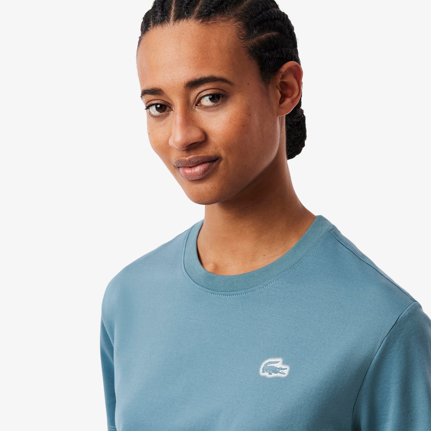 Crocodile Print Jersey T-shirt-TF9596