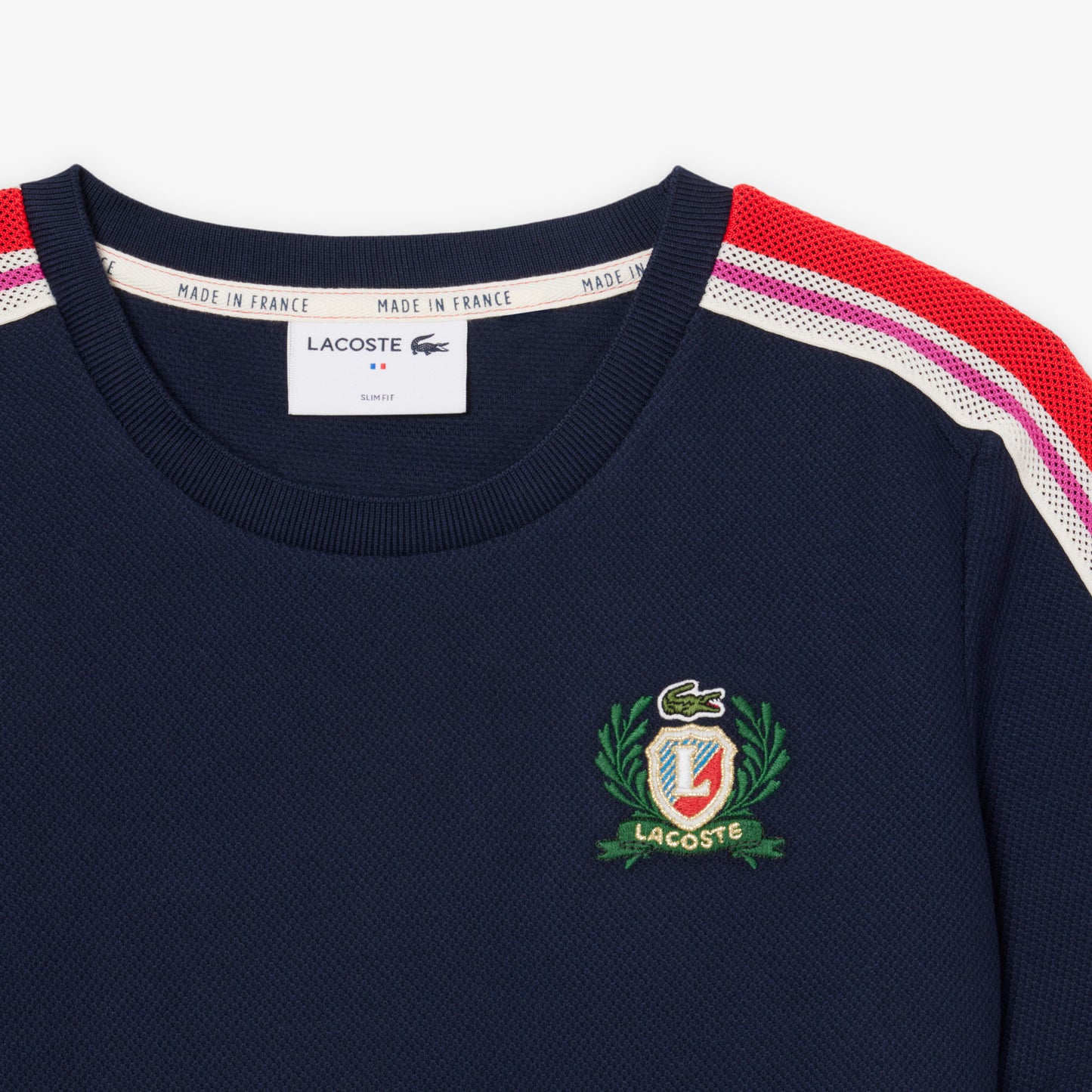 French Made Textured Pique T-shirt-TF9630
