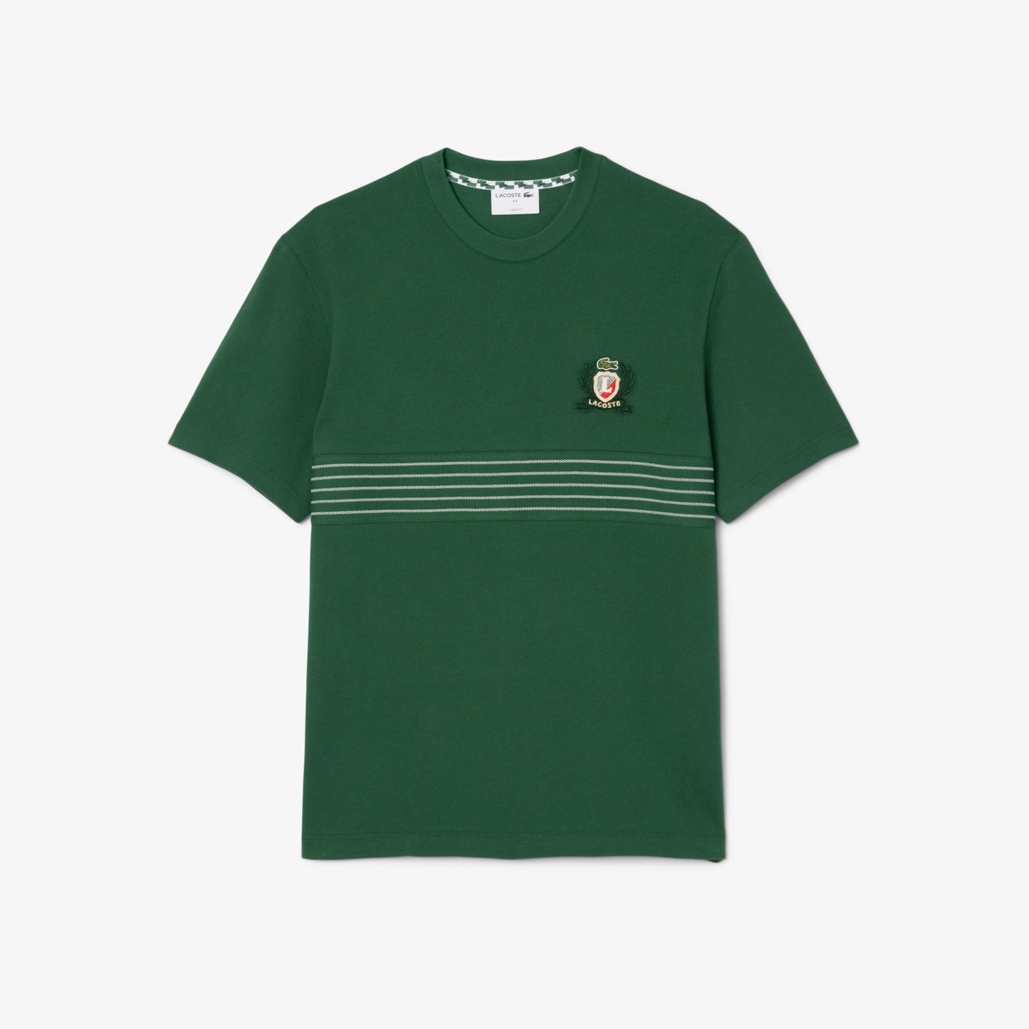 Embroidered Badge Pique T-shirt-TH0025