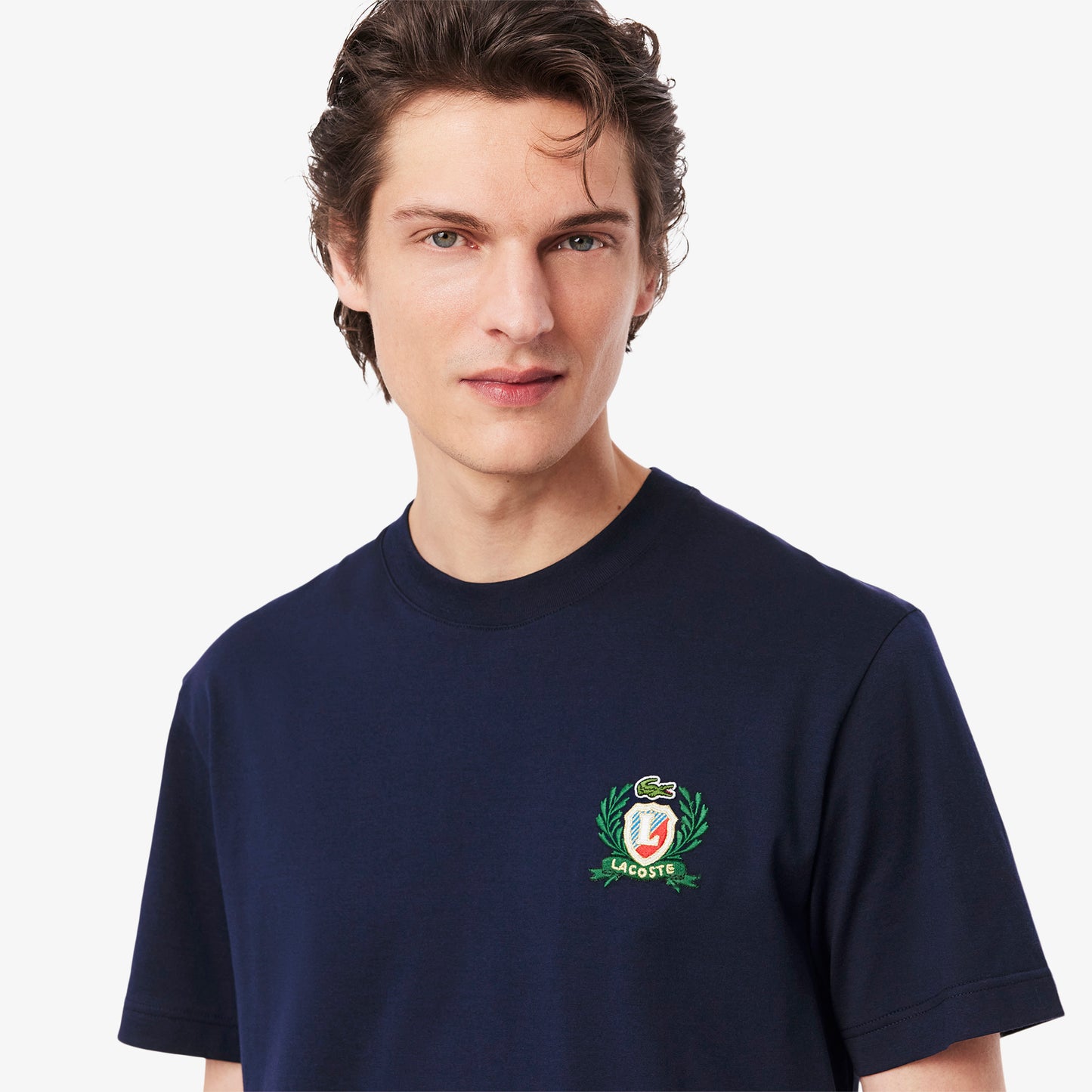 French Made Embroidered Badge T-shirt-TH0027