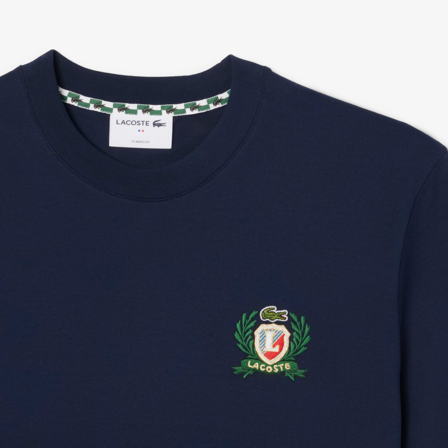 French Made Embroidered Badge T-shirt-TH0027