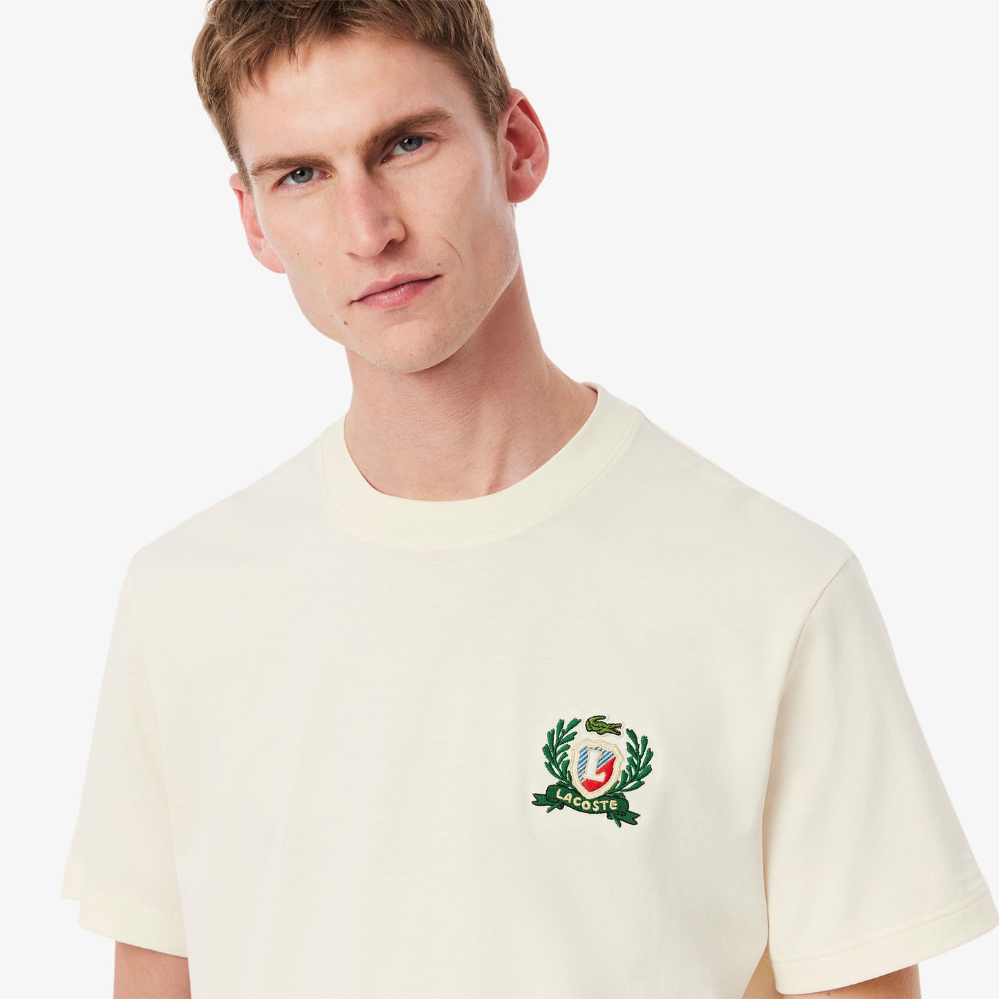 French Made Embroidered Badge T-shirt-TH0027