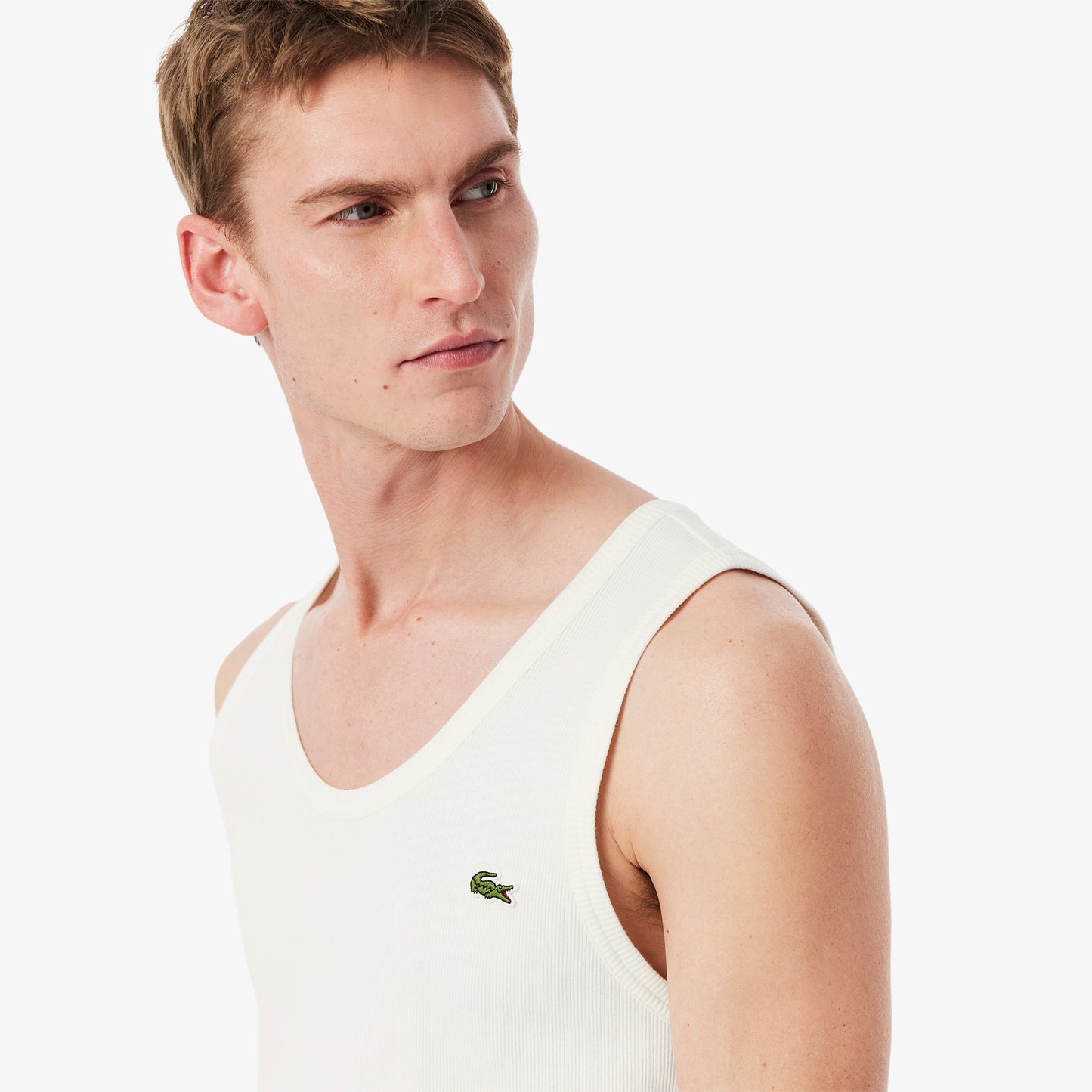 Slim Fit Ribbed Cotton Tank Top-TH0030