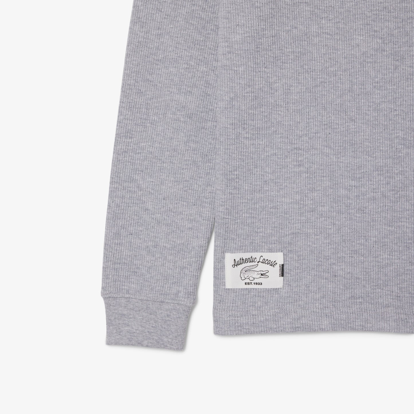 Long Sleeved Waffle Knit T-shirt-TH0035
