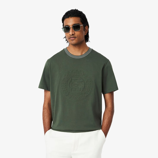 Embroidered Cotton Jersey T-shirt-TH0124