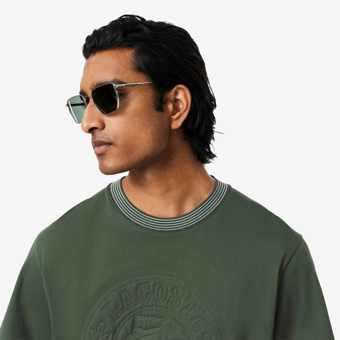 Embroidered Cotton Jersey T-shirt-TH0124
