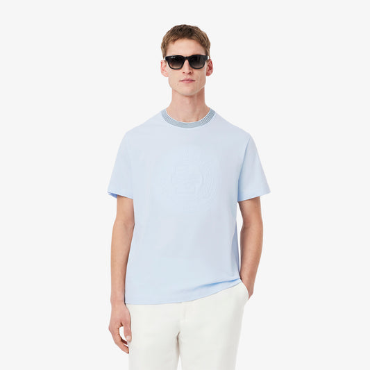 Embroidered Cotton Jersey T-shirt-TH0124