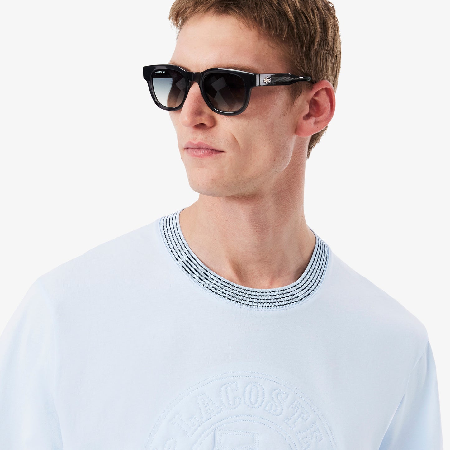 Embroidered Cotton Jersey T-shirt-TH0124