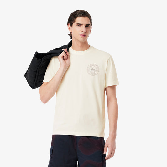 Print Badge Jersey T-shirt-TH0125