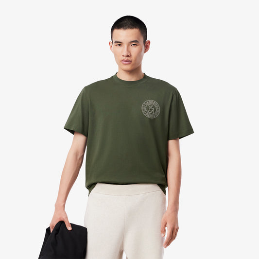 Print Badge Jersey T-shirt-TH0125