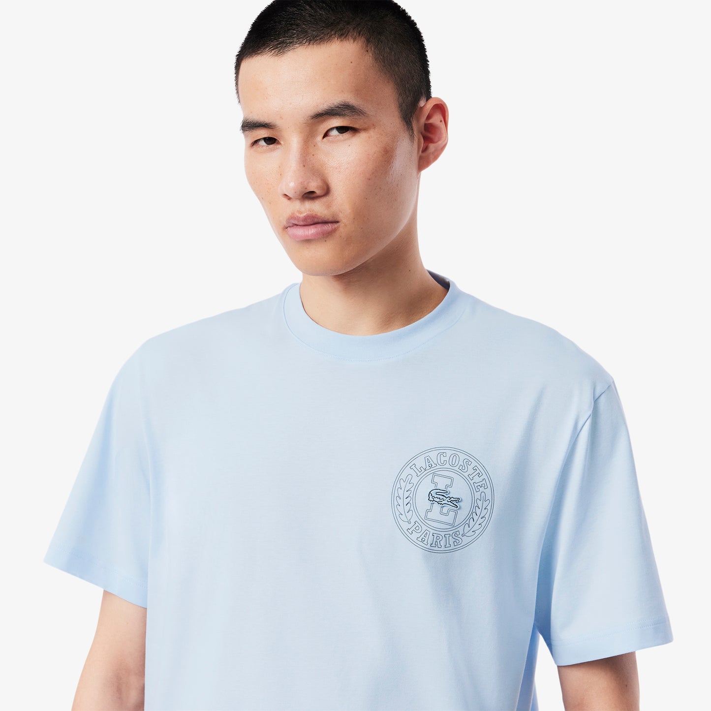 Print Badge Jersey T-shirt-TH0125