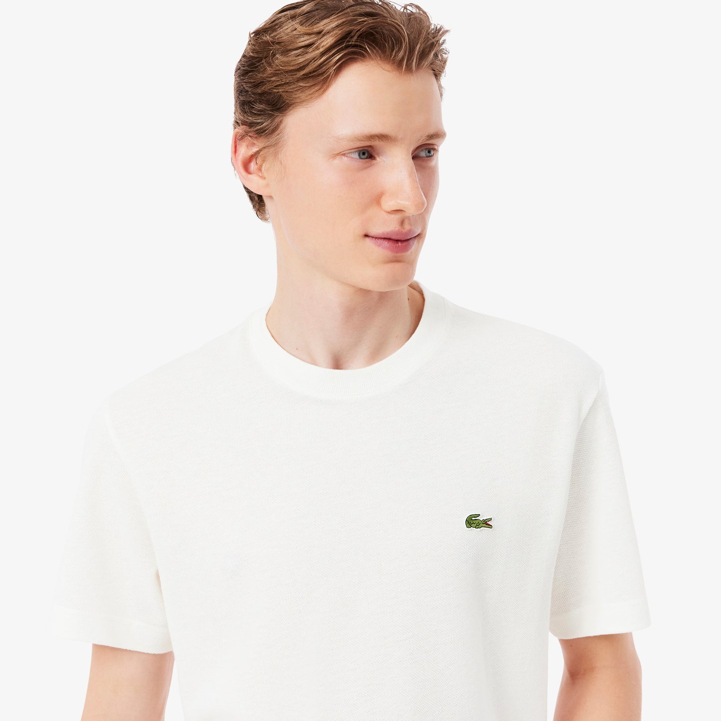 Heavy Cotton and Linen Piqué T-shirt - TH0629