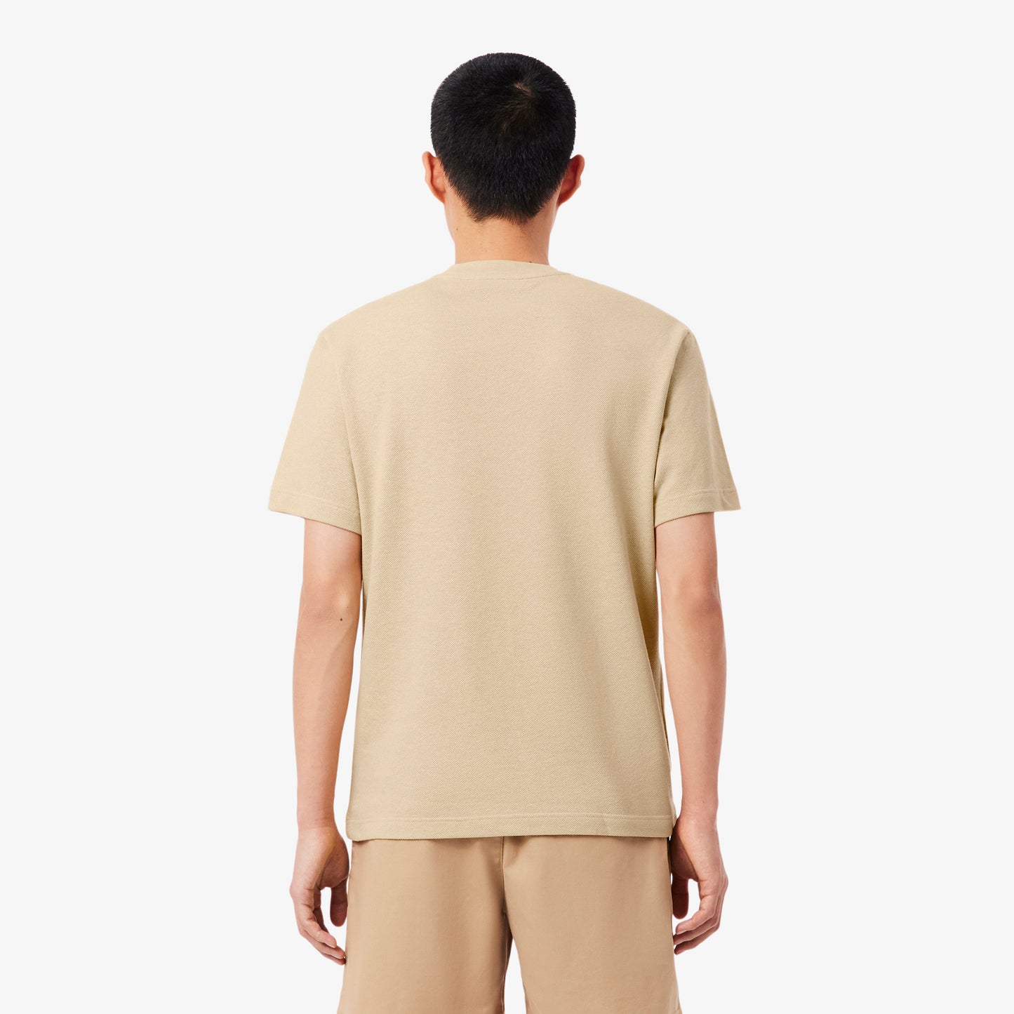 Heavy Cotton and Linen Piqué T-shirt-TH0629