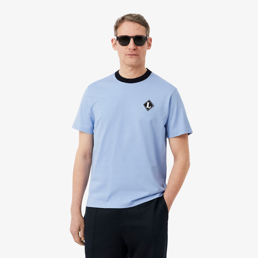French Made Badge Accent T-shirt-TH0718