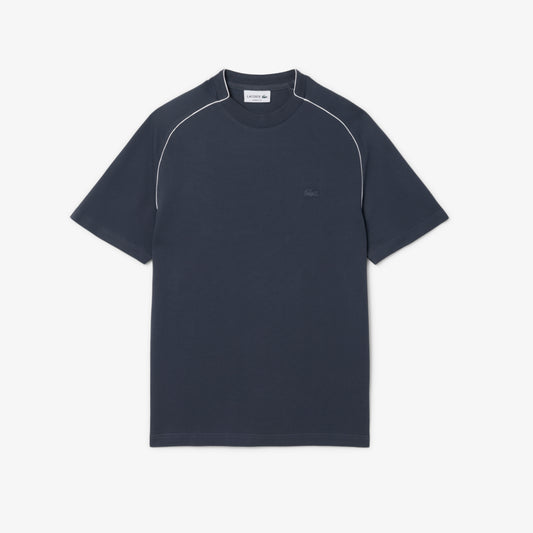 Contrast Trim Piqué T-shirt-TH0771